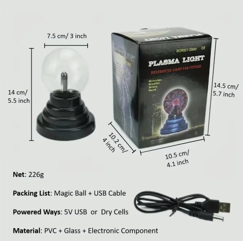 Plasma Ball Small Size - Picture 2 of 8