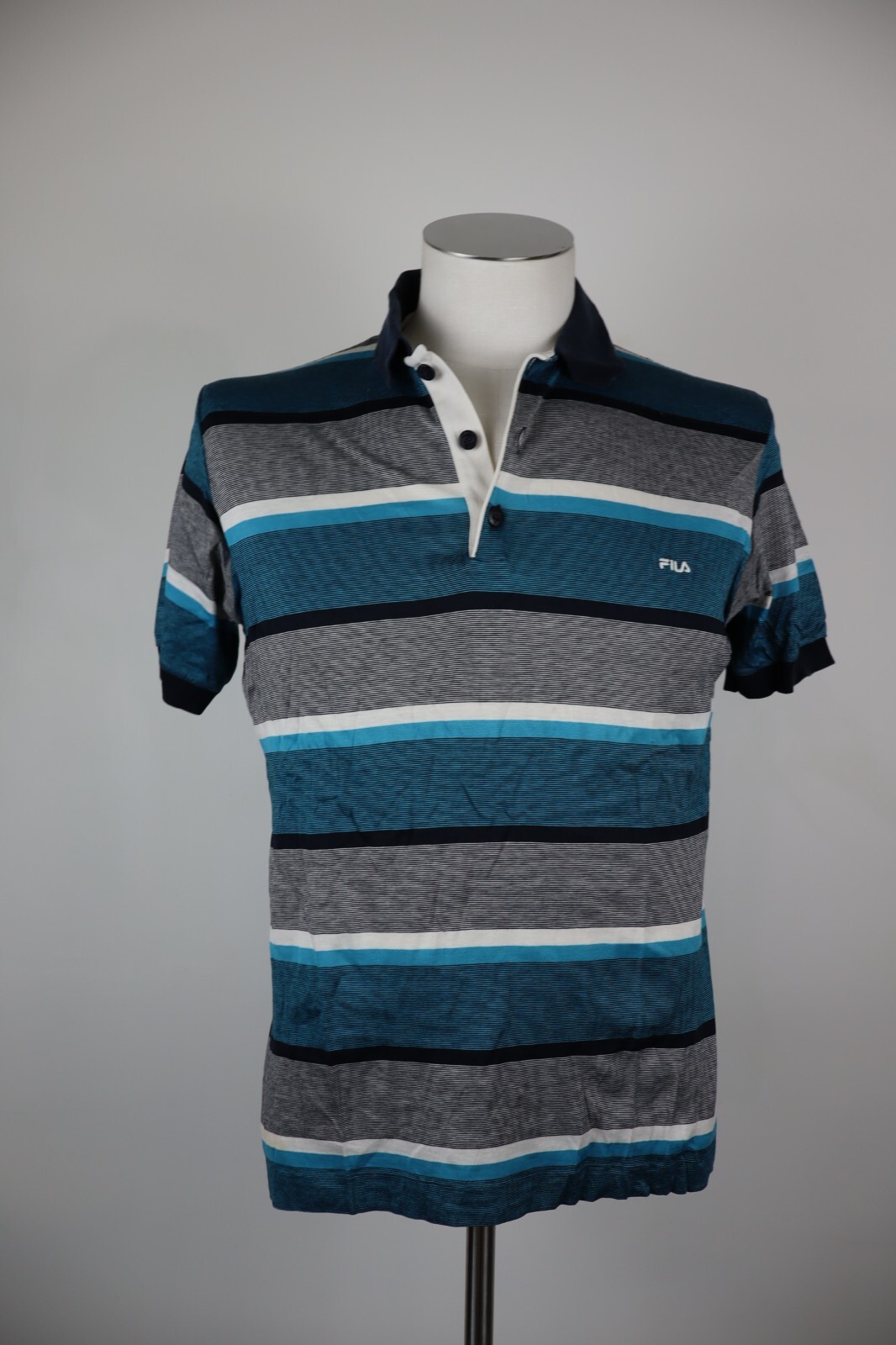 FILA POLO MAGLIA UOMO TG 48 MAN T SHIRT CASUAL VINTAGE COTONE COTTON