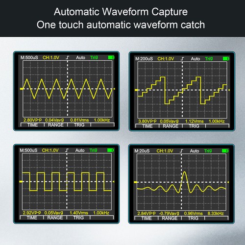 Handheld Oscilloscope Multimeter 2 In 1 50Msps 2.4 Inch Display For Electronics - Picture 5 of 24