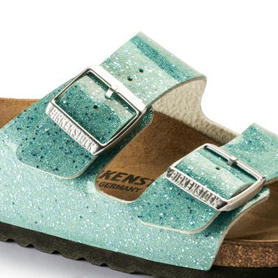 birkenstock arizona sandal in cosmic sparkle pink