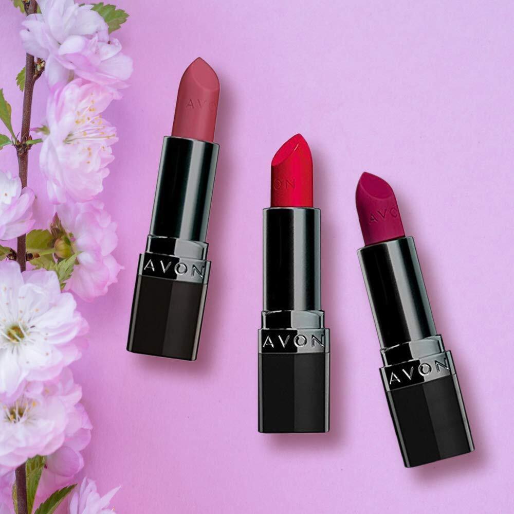 AVON Lipsticks Multi Color (Matte) - 4 g,, Wild Cherry