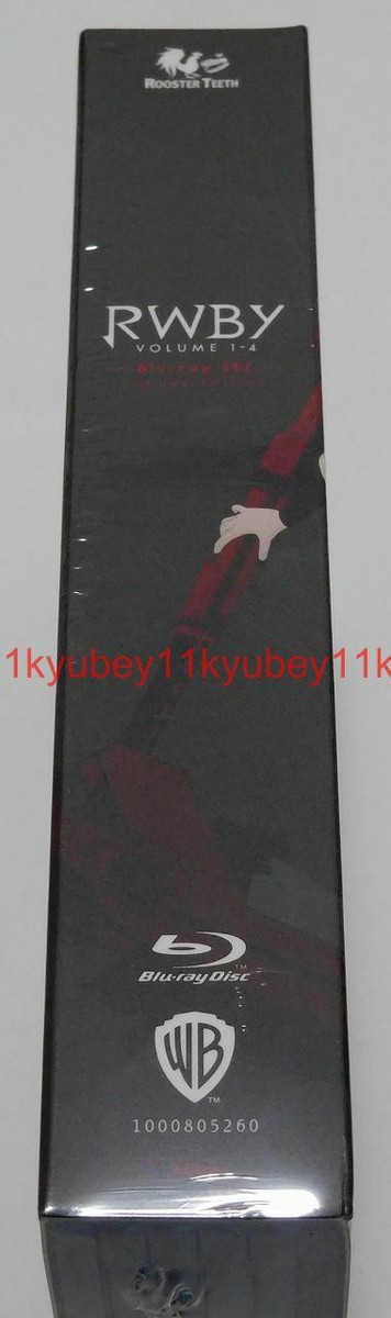 New RWBY Volume 1-4 Blu-ray Set First Limited Edition Japan
