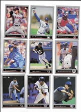 1992 Leaf PICK-A-CARD Abbott Alomar Appier Raines Reynolds Hough Phillips Ryan