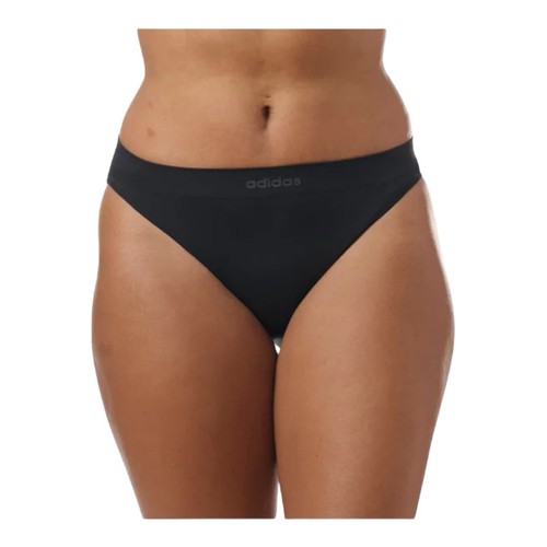 Adidas Underwear Women’s Large Black Bikini 4 Pack Seamless Stretch Comfortable - Picture 3 of 8