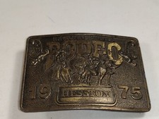 1975 Hesston National Finals Rodeo Belt Buckle