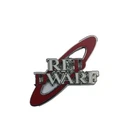 RED DWARF TV SERIES CLASSIC LOGO ENAMEL PIN 2024 UK EXCLUSIVE