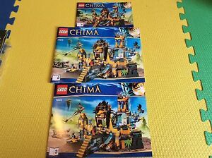 New Lego Instruction Manual Only Chima Lion Chi Temple All 3 Books Ebay