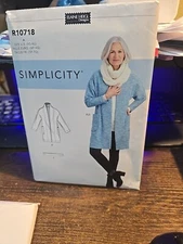 Simplicity Sewing Pattern 10718 Misses Sweater Scarf Headband Size XS-XL
