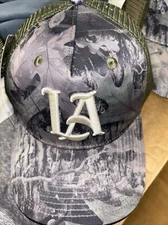 YOUNG DADDY YD ADJUSTABle camo Gray Hat Traker Green