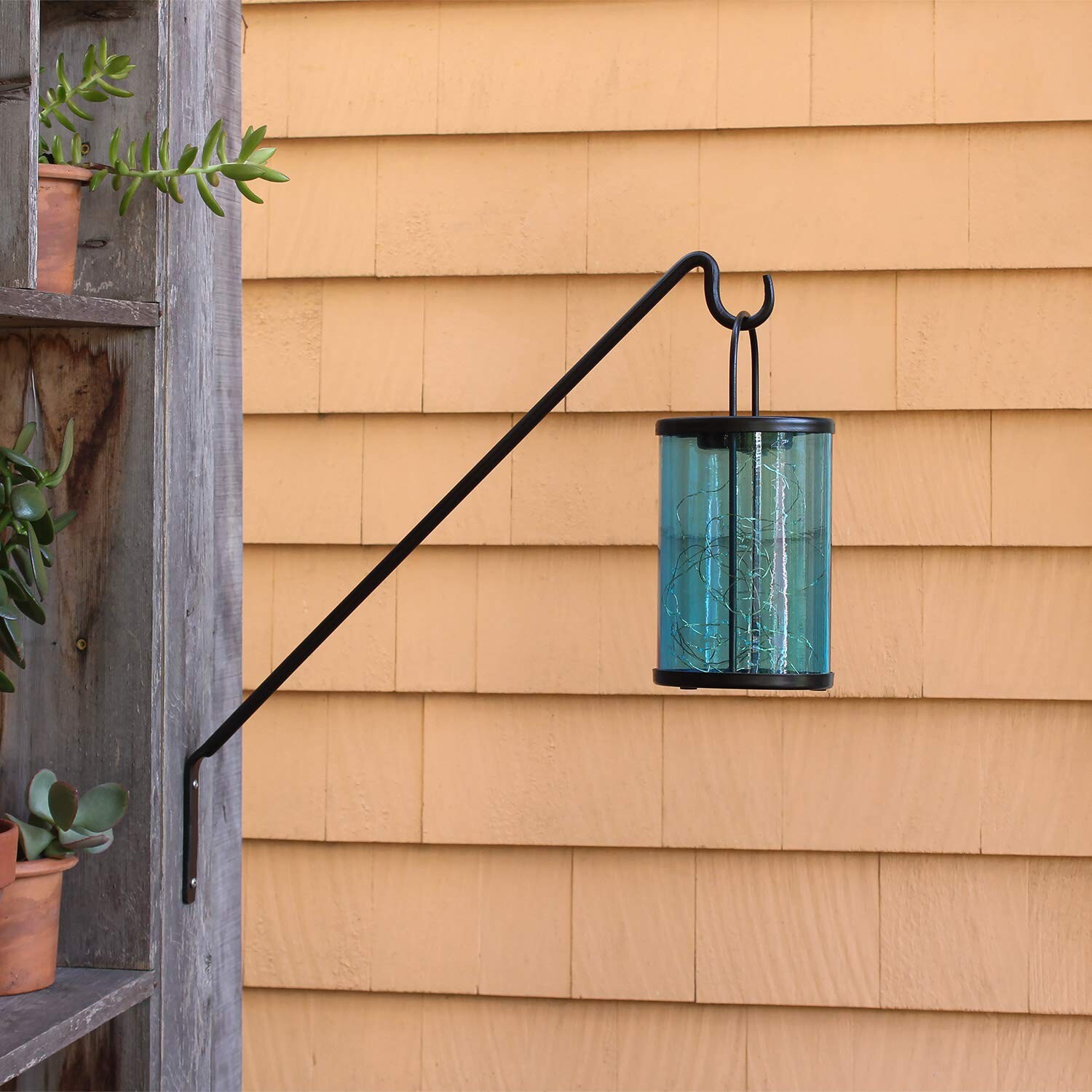 Achla Designs Wall Mount Bracket Shepherd's Pole, Angled (BGP-09)