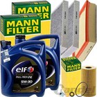 PACCHETTO ISPEZIONE UOMO + OLIO MOTORE 10L ELF 5W-30 adatto per 2.0 dCi RENAULT LAGUNA 3
