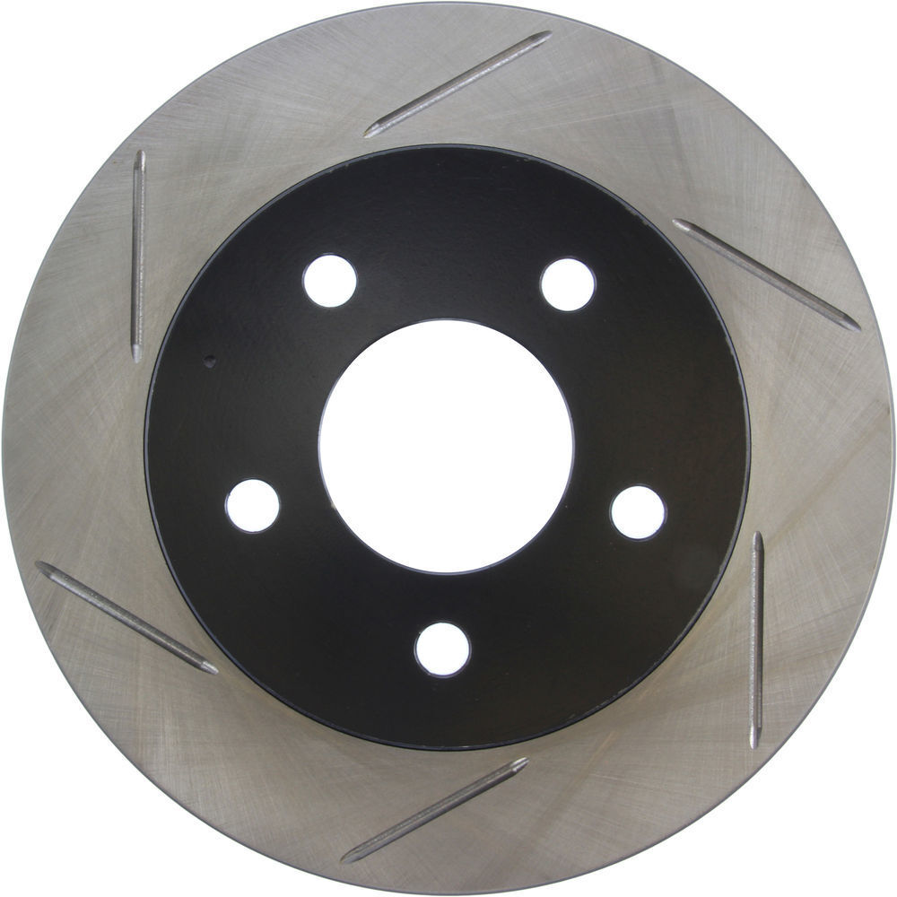 StopTech Power Slot 94-04 Ford Mustang Rear Left Slotted Rotor main image 1