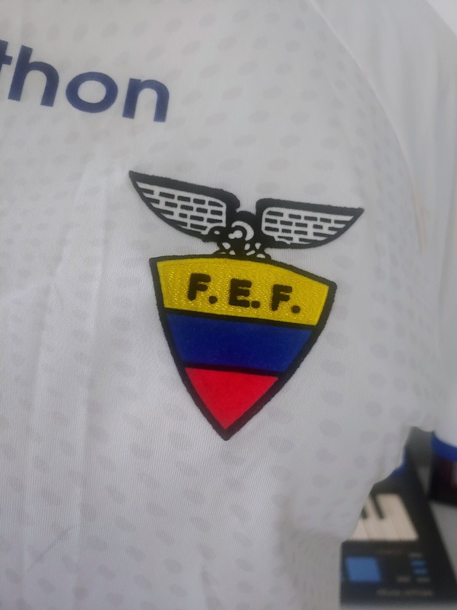 Marathon Sports FEF Ecuador Football Soccer White Jersey Tee
