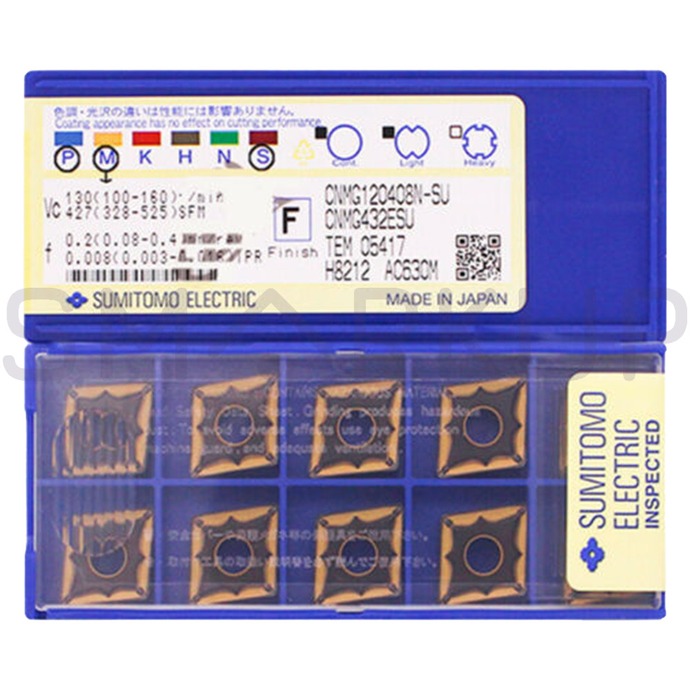 10PCS/New In Box SUMITOMO CNMG120408N-SU AC630M CNMG432ESU CNC Carbide Inserts