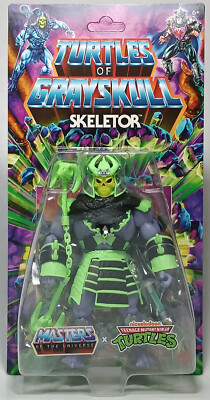 マテル MOTU TMNT スケルター シュレッダー MATTEL MOTU x TMNT TURTLES GRAYSKULL SKELETOR EUROPEAN ACTION
