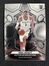 Victor Wembanyama 2023-24 Panini Mosaic NBA Debut Base RC Spurs 257