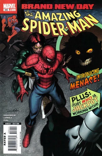 AMAZING SPIDER-MAN #550 VF, Direct, Marvel Comics 2008 Stock Image