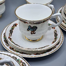 VTG Royal Tara Teacup Saucer snack plate Irish Bone China Discontinued 3 piece