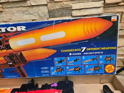 Vtg 1992 The Eliminator Ts-7 Gun Toy Biz Electronics Sound Vtg 1992 The Eliminator Ts-7 Gun Toy Biz Electronics Sound