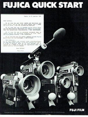 Werbung Advertising 057 1978 Fuji Film Kamera Fujica Quick Start