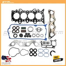 Head Gasket Set MLS Fit 01-05 Honda Civic DX LX 1.7L SOHC 16v VTEC D17A1