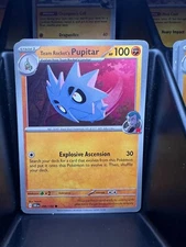 Team Rocket's Pupitar 095/182 Sv10: Destined Rivals Regular