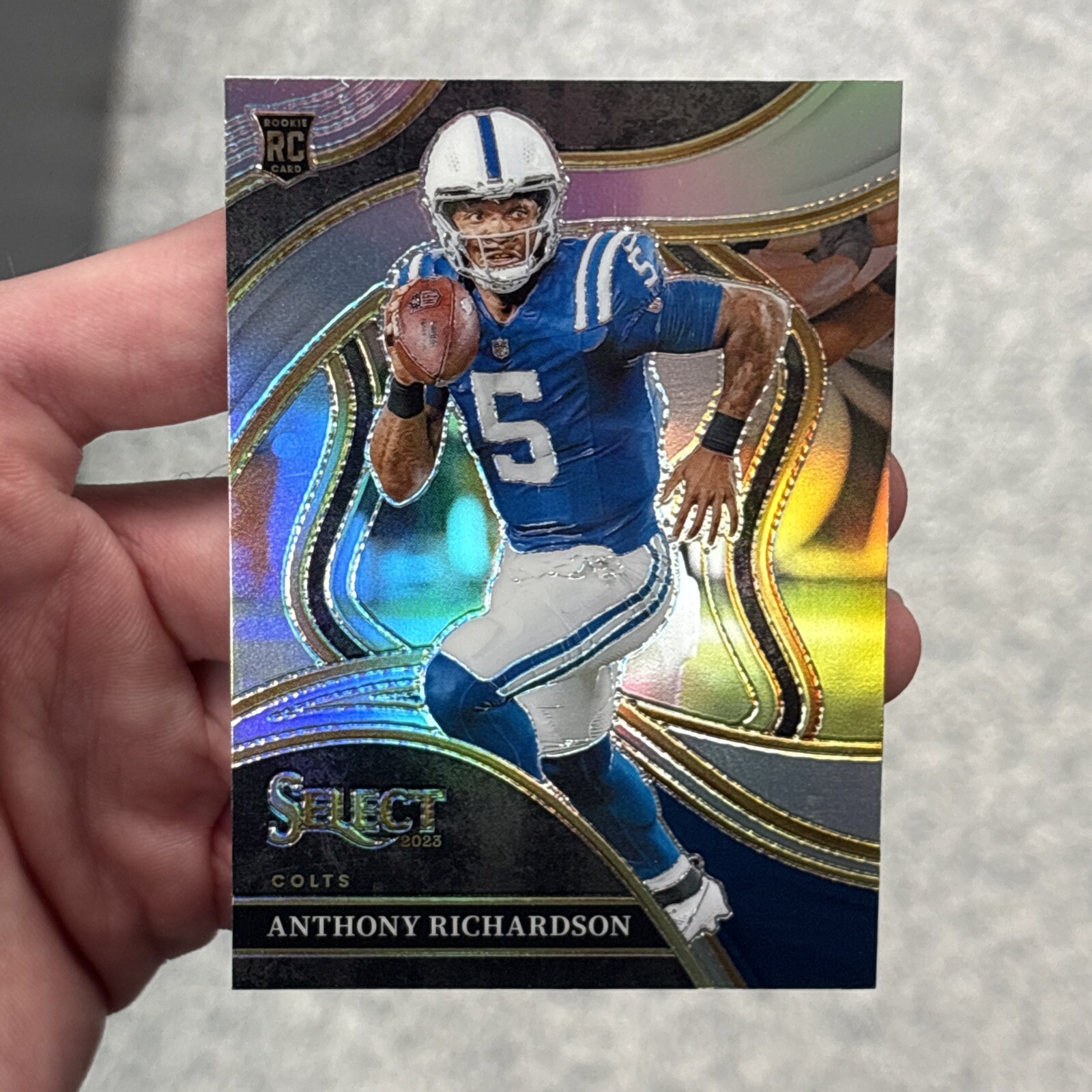 2023 Panini Select - Club Level Silver Prizm #297 Anthony Richardson (RC)