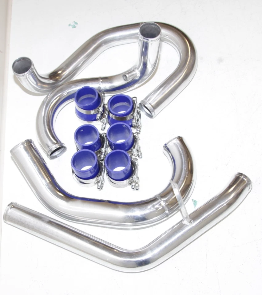 Intercooler de montagem frontal + kits de tubulação para 00-05 Volkswagen Golf/ Jetta 1.8T DOHC  - Imagem 3 de 4