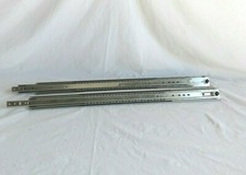 1 Pair 42" Full Extension 500 LB Capacity Drawer Slides Non Disconnect .75w x 3"