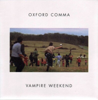 Vampire Weekend: Oxford Comma / Walcott (Insane Mix) Vinyl 7'' Single