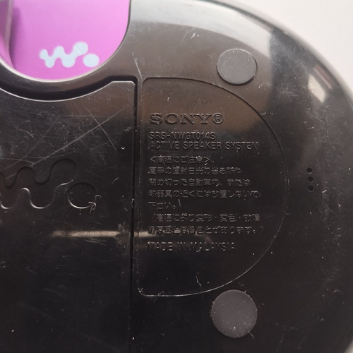 Sony Walkman NW-S744 violeta con altavoz estéreo de Japón solo idioma japonés - Imagen 7 de 10