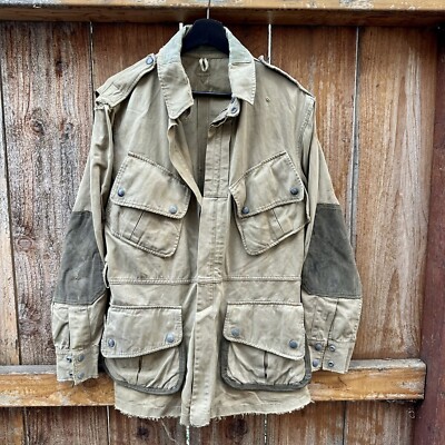 WWII Airborne M42 Jump Jacket Reinforced Paratrooper Original | eBay