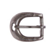3/4" 19 mm Single Prong Solid Brass Horseshoe Belt Buckle