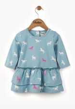 Hatley Baby Girls Unicorn Layered Dress  - Age 6-9 Months & 9-12 months  SALE