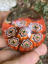 Sulfure & Presse Papier & Verre & Vintage