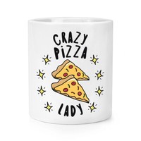 VerrüCkte Pizza Damen Stars Makeup Pinsel Bleistift Topf Fast Food Lustiger Witz