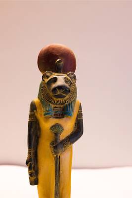Schöne altägyptische Sekhmet Göttin, Göttin Sekhmet Statue
