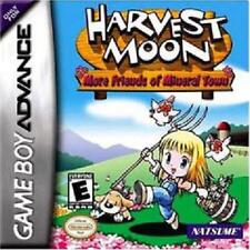 Harvest Moon More Friends of Mineral Town GameBoy Advance Loose