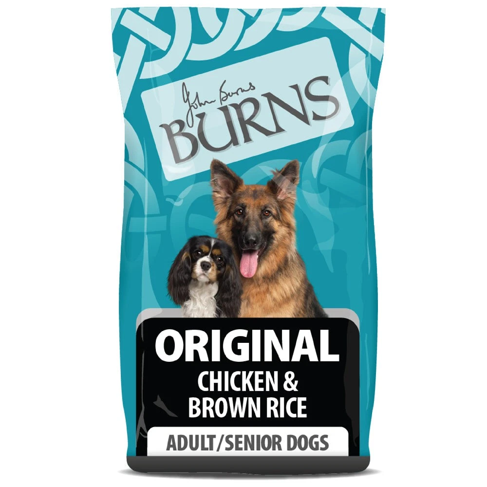 Burns Original Chicken & Brown Rice Dog Food 2kg Adult & Senior Hypoallergenic