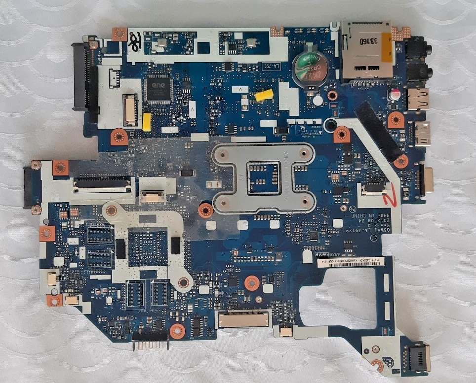 Châssis De Carte Mère Pour Packard Bell Easynote SL51L - Occasion, Bon état Avec Micro-rayures