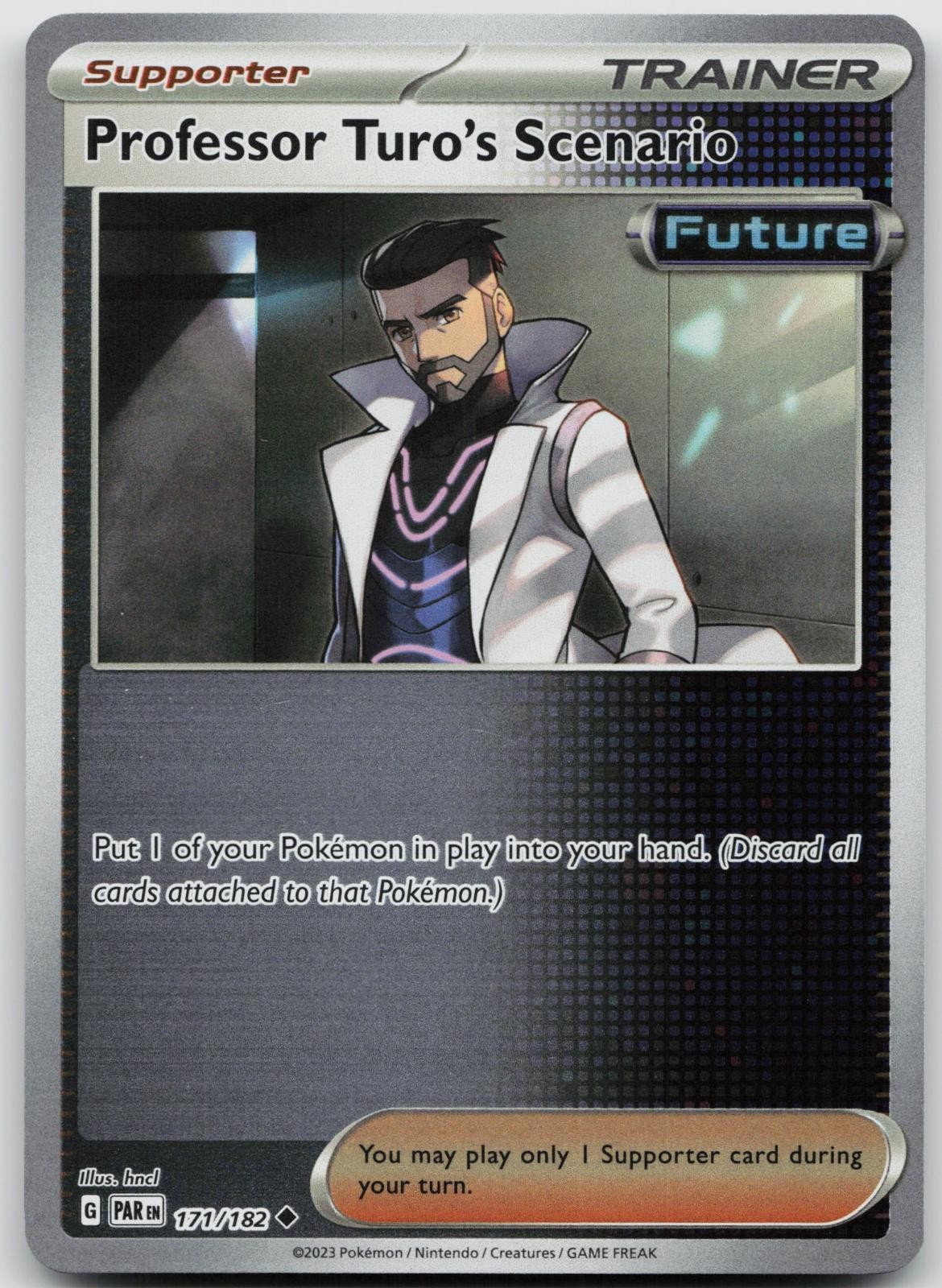 PROFESSOR TURO'S SCENARIO 171/182 PARADOX RIFT POKEMON REVERSE HOLO NM/M