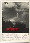 German WWI Photo Incendiary British Aircraft Bomb Explosion Ten-Brielen 1916