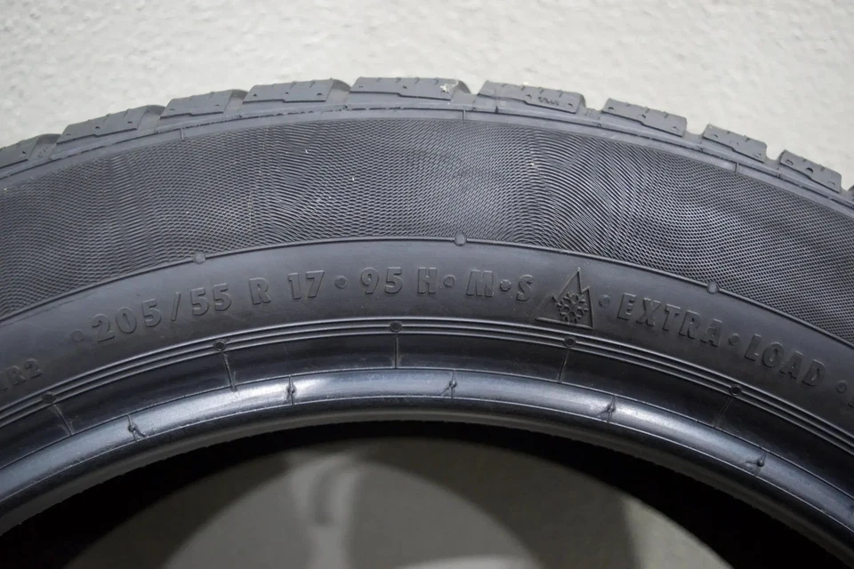 4x Continental WinterContact TS830P * 205 55 R17 95H XL Winterreifen 7mm T775T - Bild 4 von 4