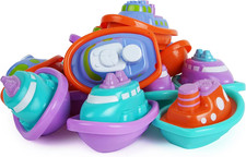 Boats Bathtub Toys - 12 Pk Kids Bath Toys for Toddlers Ages 3 