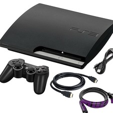 Sony PlayStation 3 Slim PS3 160gb Console CECH-3001A Bundle Controller HDMI