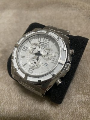 Marc ecko Men's Chronograph  Silver Dial Stainless Steel Wristwatch