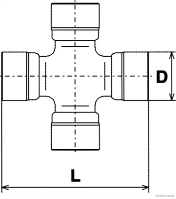 J2921008 JAKO PARTS Joint, Propshaft for Nissan
