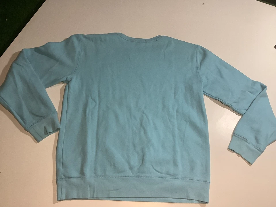 Polo Ralph Lauren Fleece Crewneck Sweatshirt Sweater Boys XL 18-20 CYAN color - Image 3 of 4