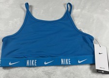 Nike Girls' Trophy Sports Bra Blue Size XL TRAINING DRI-FIT NWT NEW