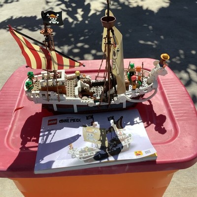 LEGO One Piece The Going Merry Pirate Ship 75639 1376 - built with book complite
